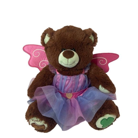 Build-A-Bear Girl Scouts Thin Mint Cookie Teddy Bear Plush Stuffed Animal Brown - Picture 8 of 15
